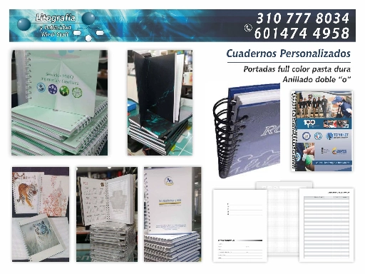 Impresión de Cuadernos Personalizados