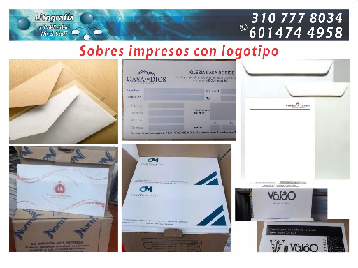 Impresión de Sobres con logotipo